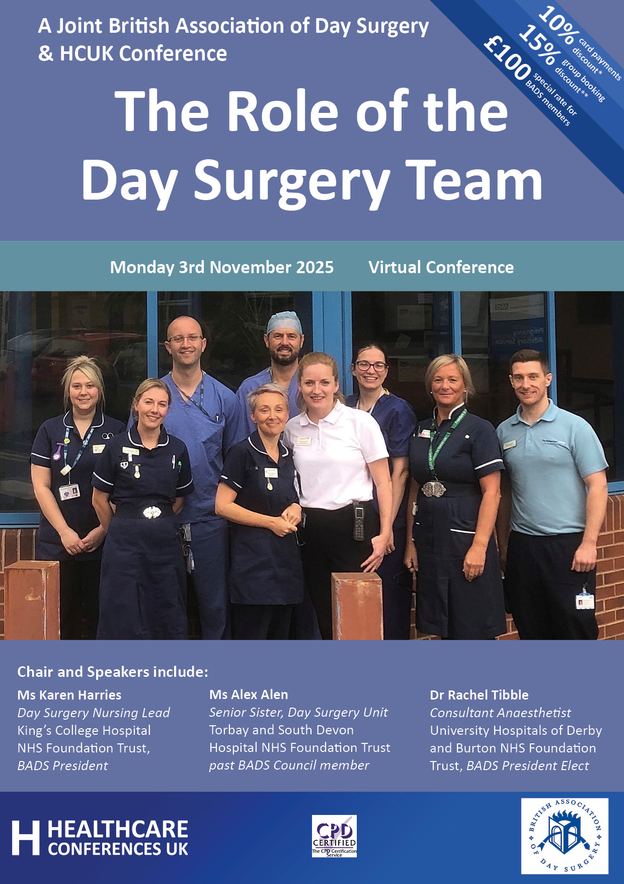 Bads Day Surgery Team Nov 2025